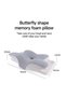 ESSENTIALS 360 Memory Foam Pillow Butterfly Shape Pillow Cervical Pillow Bed Pillow for Shoulder and - 4