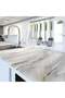 Zeemey 1pc Golden Grey White Marble Wallpaper, Peel and Stick, Self-Adhesive Vinyl Contact Paper for - 4