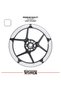 Taycan Style 17 Inch Motorcycle Wheel Sticker Set – Compatible with Naked & Racing Models