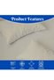 Infinitee Xclusives Queen Bed Sheet Set Beige – 4 Piece Bedding Set, 230 × 260 cm, Soft Brushed Micr - 5
