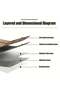 NOAEOU Self-Adhesive Thickened 3D Wallpaper - 60cm x 300cm 1Roll Waterproof PVC Wood Grain Moisture - 4