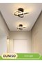 DUNISO LED Ceiling Light，Adjustable Flush Mount Chandelier，Tri Color Dimming Acrylic Modern Hallway