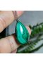 Malachite - Natural Malachite Stone Necklace - Energy and Joy Stone-8- Steel Chain - Only Hand Made - 6