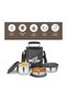 Milton Stainless Steel Lunch Box Tiffin for Kids and Adult – 3 Leakproof Food Containers (210 ml, 34 - 3