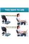 NNEWVANTE Lumbar Support Pillow for Office Chair Back Support Pillow for Car, Computer, Gaming Chair - 4