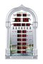AL-HARAMEEN Digital LED Islamic Mosque Azan Clock For Prayer Silver 23.8 x 38.8cm