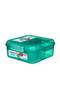 Sistema Bento Cube Lunch Box 1.25L BPA Free Food Storage Container with Compartments Portable Bento - 2
