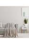 MORANO Viva Soft Throw Blanket | Single Size 150x220 cm | Lightweight 250 gsm | Color - Warm Café Be