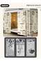DUNISO Blackout Bottom Bunk Bed Curtains Dormitory Room Lightproof Decorative Roommate Privacy Cover - 5
