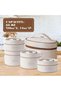 Changli 304 Stainless Steel Stackable Bento Lunch Box Set with Insulated Bag - Beige - 2