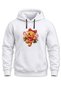 Unisex Christmas Themed Gingerbread Cookie Printed Hooded Sweatshirt Hoodie - 2