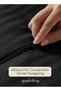 Good Sleep Queen Size Duvet Cover Set | 6 Piece | 200x230 cm | Black Striped | Duvet Cover with Deep - 5