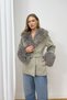 Fur Detailed Cashmere Coat 6-1607 - 3
