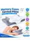 NYVIO Memory Foam Cervical Pillow, 2 in 1 Ergonomic Contour Orthopedic Pillow for Neck Pain, Contour