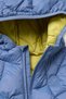 Boys' blue padded puffer vest with hood - 3