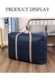 DUNISO 4 Pack Moving Storage Bag with Zipper, Large Capacity Multipurpose Clothes Organizing Storage - 4