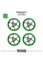 Taycan Style 17 Inch Motorcycle Wheel Sticker Set – Compatible with Naked & Racing Models - 2