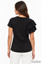 Crew Neck Maternity T-Shirt with Hidden Zipper and Breastfeeding Feature - 8