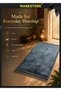 MARK STORE Prayer Mat Grey, Premium Embossed Anti-Slip Velvet Top Prayer Rug, JaieNamaz, Musalla for - 3
