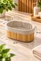 Bamboo Wicker Oval 3-Piece Organizer Basket Set - Multi-Purpose Organizer - 2