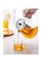 XiuWoo Glass Infuser Teapot With Lid Clear/Silver 950ml - 3