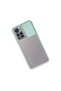Xiaomi redmi note 11t case palm frosted camera sliding silicone - turquoise - 3
