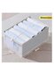 DUNISO 4 in 1 Wardrobe Clothes Organizer Foldable Visible Drawer Closet OrganizersWashable Drawer Bo - 4