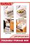 UNUNS 4 Pack Linen Storage Bins,Storage Containers For Organizing - 4