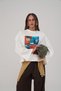 Tiffa Oversize White Long Sleeve T-Shirt - 7