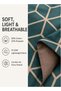 GOLDEN HOME 6 Piece King/Queen/Single size, geometric/lattice pattern duvet cover set. set includes - 3