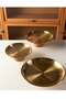 HOOPZOZA 3PCS Stainless steel party plate Set Stainless Steel Cupcake Stand Home decoration tray Des - 3