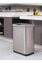 EKO MIRAGE SERIES | 80L Premium Motion Sensor Trash Bin | Brushed Stainless Steel, Soft-Closing, Fin - 4