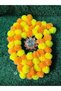 GINI Artificial Garland - Orange & Yellow Mala With Dori And Hanging Flowers, 5 Feet Long, Pack Of 5 - 2