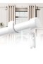 RATSAW Curtain Rod, Splicing Curtain Poles Set for Eyelet Curtains, 25mm Diameter Drapery Rods with