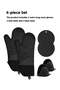 Teuuea Microwave Oven Gloves, Mitts Hot Pad Pot Holder Potholders, Heat Resistant Silicone Waterproo - 3