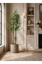 Zvezvia Tall Artificial Olive Tree Realistic Faux Silk Potted Plant for Indoor Home Living Room & Of - 3