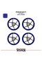 Taycan Style 17 Inch Motorcycle Wheel Sticker Set – Compatible with Naked & Racing Models - 2