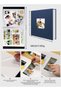 HomarKet Large Photo Album Scrapbook with Window, Linen Self Adhesive Scrapbook Album, Wedding Anniv - 3