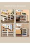 Toshionics Collapsible Storage Rack Cabinet – Foldable Multi-Layer Shelf Organizer with Wheels, Tran - 3