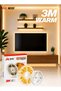 MODI 3M LED Strip Light Warm White 3000K USB Powered with Switch, 60 LEDs/M Flexible Tape Light with
