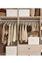 Hanayo Large Storage Bins with Lids, Pack of 2 Closet Storage Boxes for Shelves, Decorative Wardrobe - 3