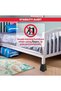HOMESTAR Adjustable Bed Risers 3, 5 Inch – Heavy Duty Furniture Riser Set of 4 for Beds, Couch & Des - 4