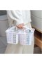JoyousSto Portable Shower Caddy Basket with Compartments Cleaning Supplies Organizer with Handle Pla - 2