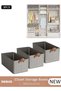 DUNISO 3pcs Wardrobe Clothes Organizer Foldable Closet Storage Organizer fo (Z5C37A875B3C720A1F933Z)