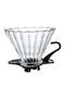 Toshionics V60 Manual Coffee Share Pot With Filter Glass Clear - 2