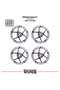 Taycan Style 17 Inch Motorcycle Wheel Sticker Set – Compatible with Naked & Racing Models - 2