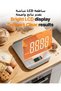 BASILKIT 5kg Precision Digital Kitchen Scale Rechargeable with USB Type-C Charging & Replaceable - 5