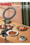 UNUNS Selfie Ring Light With Stand And Phone Holder,Overhead Camera Mount With 16cm Ring Lights For - 3