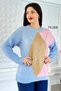 Baklava Pattern Knitwear Blouse 7K168