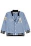 Embroidered Cardigan for 6-9 Years Old - Blue - 3